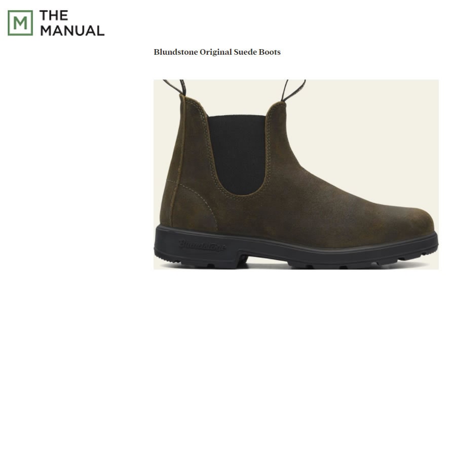 Featured on The Manuals Best Slip on Chelsea Boots for Men List