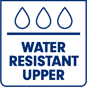 Water resistant upper